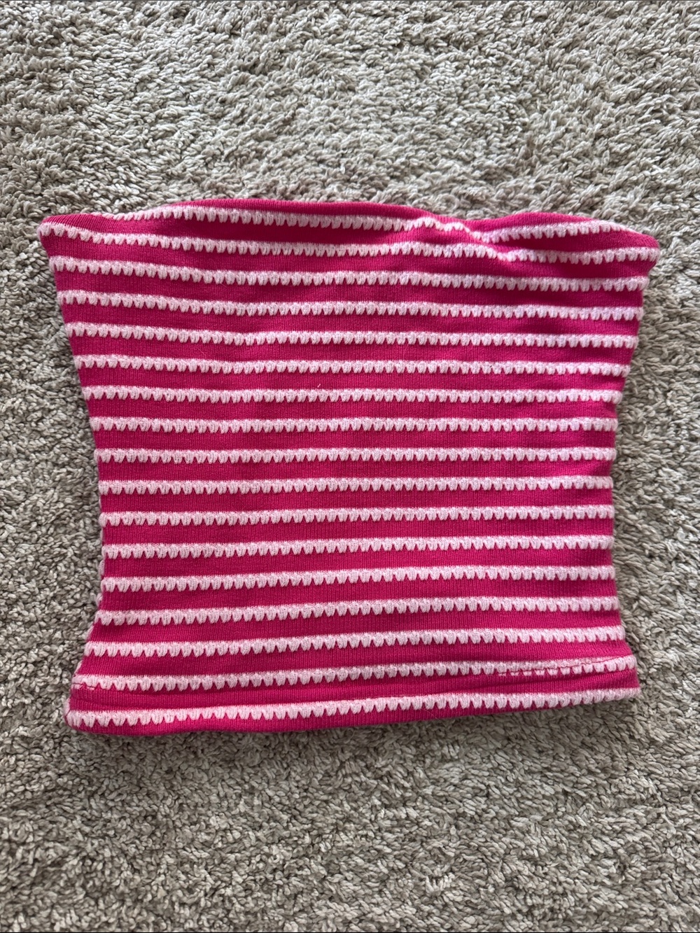 Set of 7 tube tops crop tops for going out, mix of strapless and halter tops - Picture 10 of 16